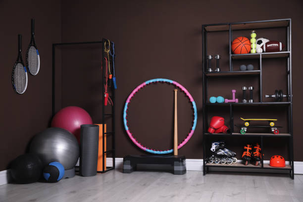 How to store exercise equipment in a small apartment